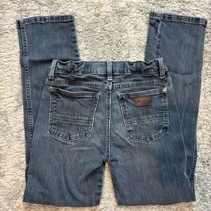 Wrangler Retro Slim Straight Jeans Boy 14 Western Cowboy Rodeo Denim